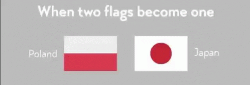 two flags are shown with the text, when two flags become one