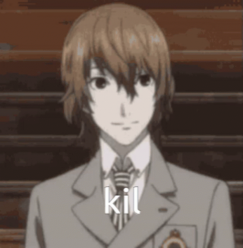 an anime man wearing a suit and tie