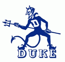 duke logo for duke baseball, with two bats