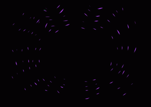 the circular shape is full of purple stars