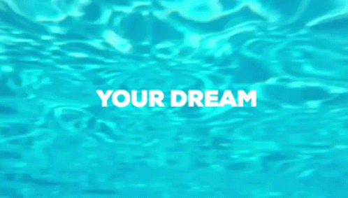 a colorful po with an interesting design and the words'your dream'in white