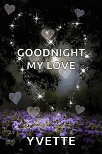 a poster for goodnight my love