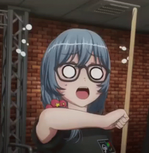 anime anime character dressed up with glasses and holding a wand