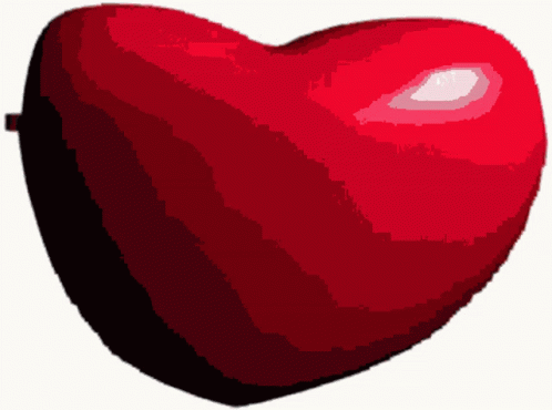 an abstract pograph of an apple in the shape of a heart