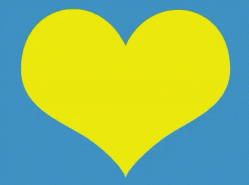 a blue heart is on a brown background