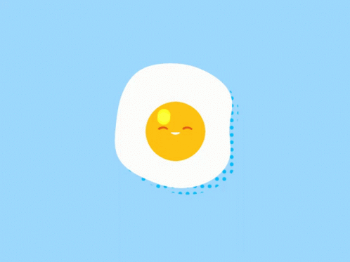 the egg is smiling and it's been placed on top of the computer screen