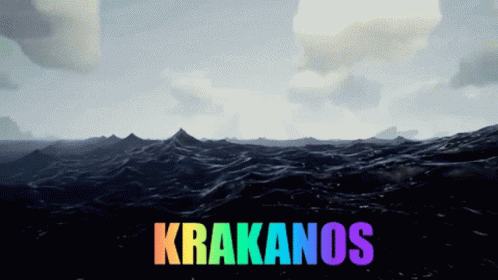 a computer generated image of the word kerakanos floating on a wave