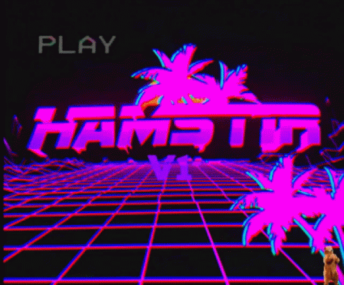 the title screen of a game of ham't town