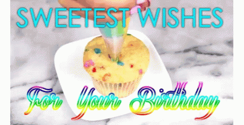 a birthday card for a sweetest wishes