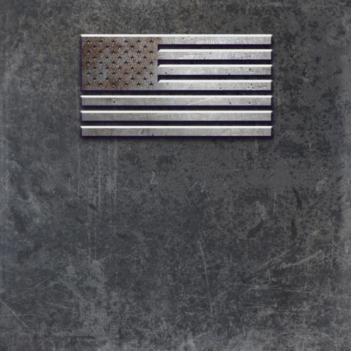 an image of the american flag on concrete