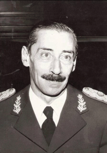 a man in military uniform with a mustache