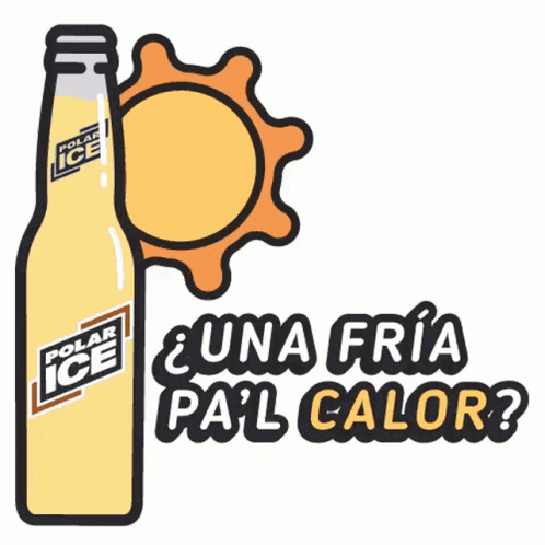 a bottle with the word la fria del calor next to it