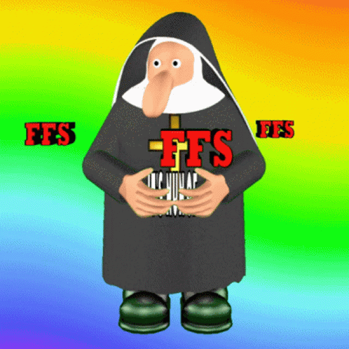 a computer generated cartoon image of a man wearing a black abanchian outfit with the words ftrs below it