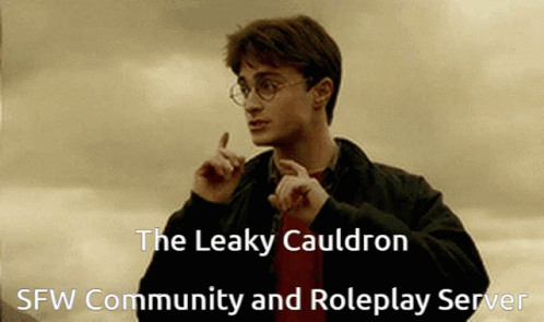 the text reads the leaky cauldon, self community and role play server