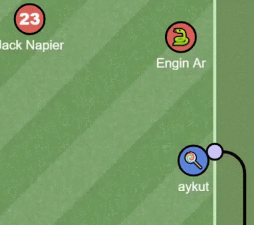 a green soccer field showing the different positions for each player