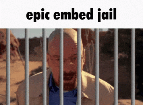 an image of a blue man behind the bars