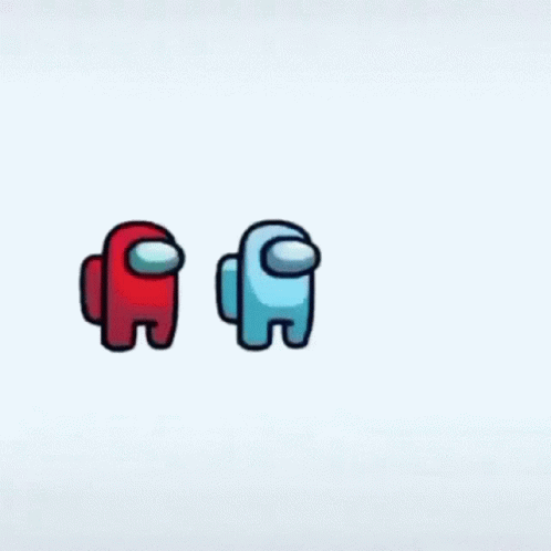 two cartoon elephants in different colors on a white background