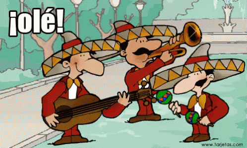 two guys play the same musical instrument in the cartoon