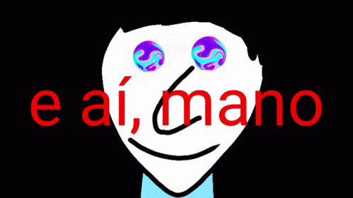 an animated po with two pink eyes and the text elamiono