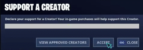 the screen shows that you can log in to the event creator