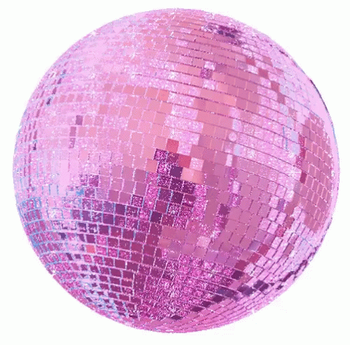 disco balls in different colors with some sparkle