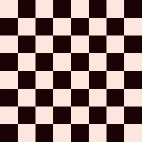 a black and white checkered background