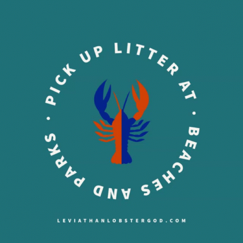 the logo for an event for picking up litter at shaws bay animal shelters