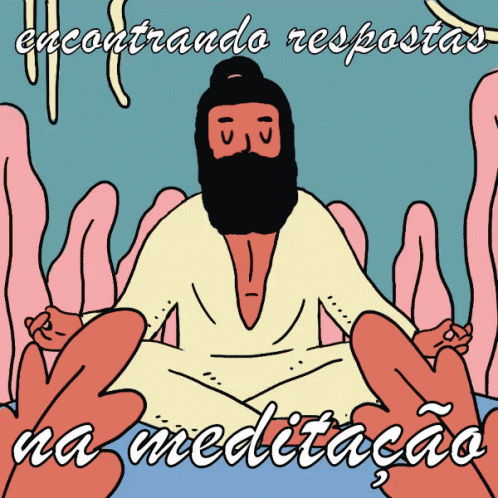 an illustration of jesus in meditation with spanish language