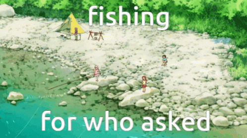 a cartoon fishing game is playing on the nintendo wii