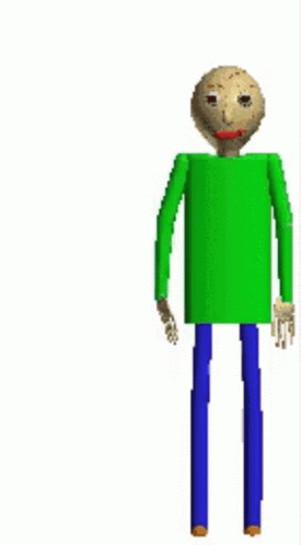 an pixel art character wearing a green shirt