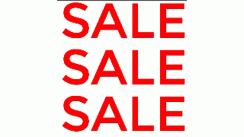 a sign saying sale and sale of sale