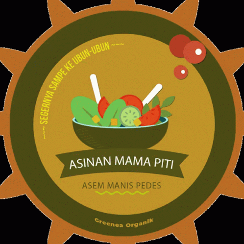 the asian mama put asem mains peas label