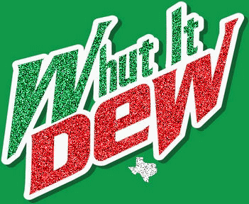 a logo that says who's dew on it
