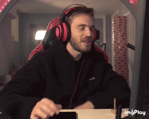 a man wearing headphones and listening to music