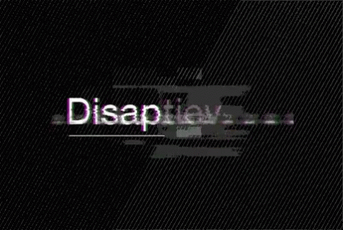 a logo that reads disapplie, and it has the words displeay written in front