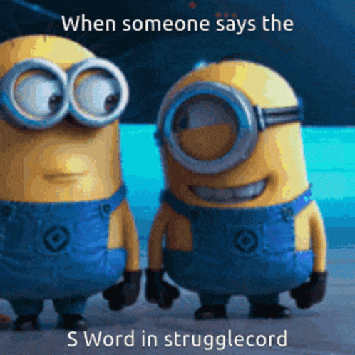 two minion characters are pictured in a caption