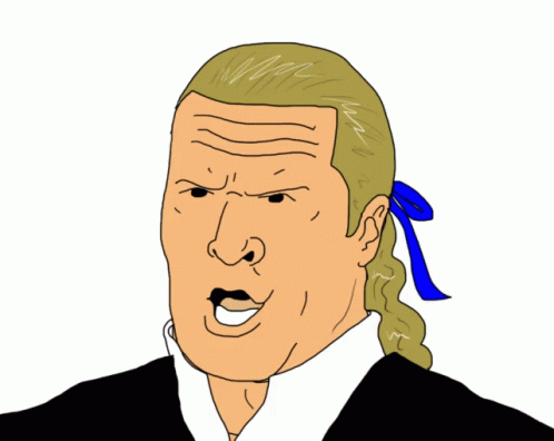 a drawing of the face of president trump