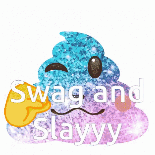 an image of some kind of broccoli with the words swag and slavy