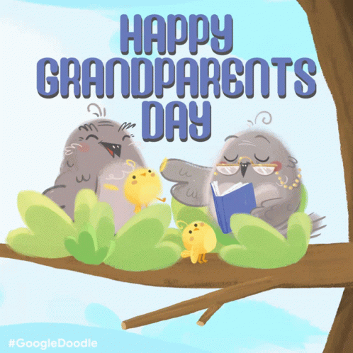 the bird and the seal are happy grandparents day
