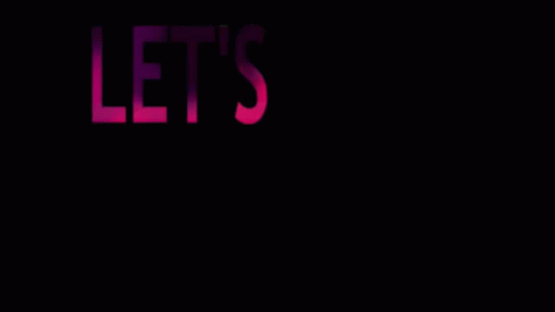 a purple letters with black background in the middle of it