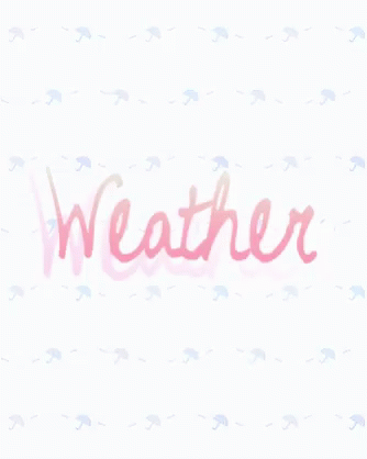 the word weather on a white background