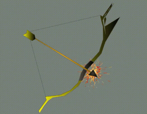 an image of a 3d flying bow