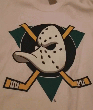 a picture of a hockey jersey with an image of a mask