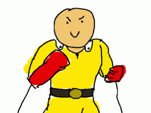 a picture of an animated person with boxing gloves
