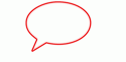 a white speech bubble with no background
