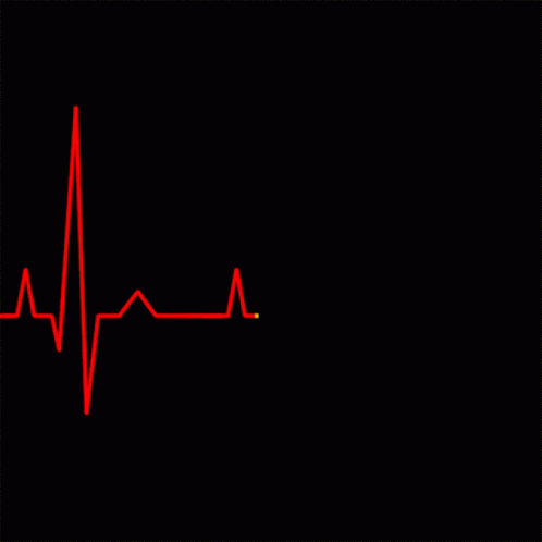 the heartbeat rate is blue and it appears to be from the day after a person fell