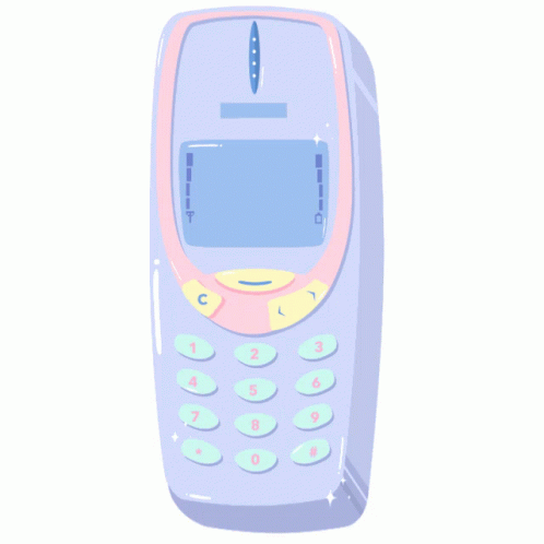 a pink cell phone sitting up on top of a table