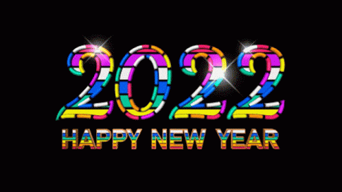 a colorful new year logo with the numbers 2012 in different colors