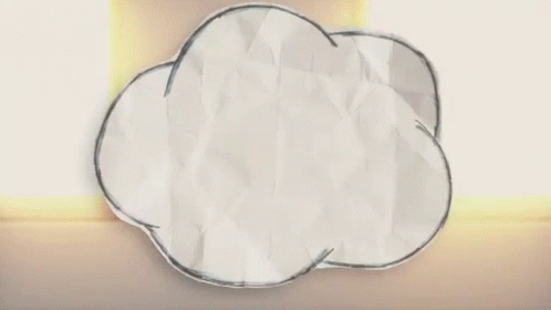 paper with small clouds in it