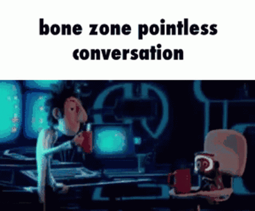 a poster that says, bone zone politeness conversation